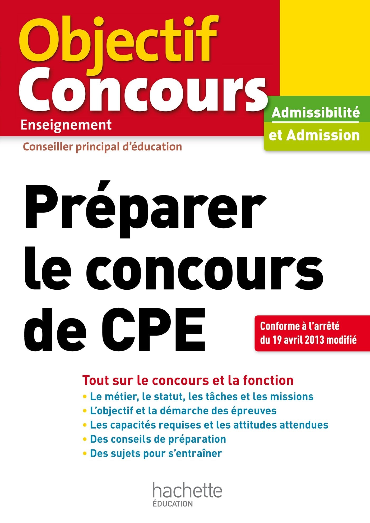 Préparer le concours de CPE: Admissibilité et admission Books