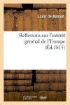 Réflexions sur l'intérêt général de l'Europe, (Ed.1815) book