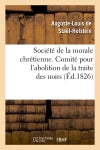 Société de la morale chrétienne. Comité pour l'abolition de la traite des noirs (Ed.1826) book