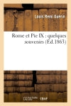 Rome et Pie IX : quelques souvenirs book