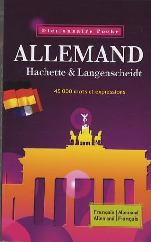 Dictionnaire Allemand Hachette Langenscheidt Français-Allemand, Allemand-Français Books