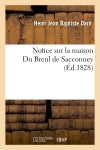 Notice sur la maison Du Breul de Sacconney book