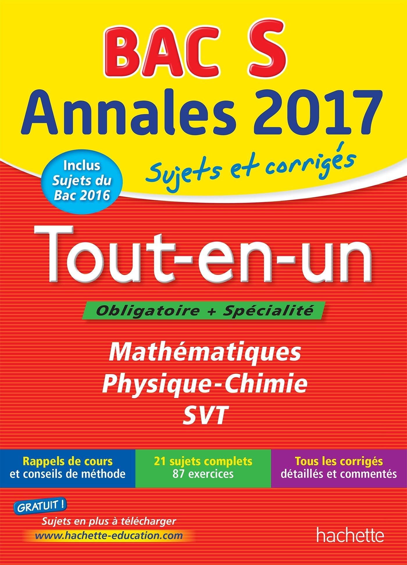 Tout-en-un Tle S: Sujets et corrigés book
