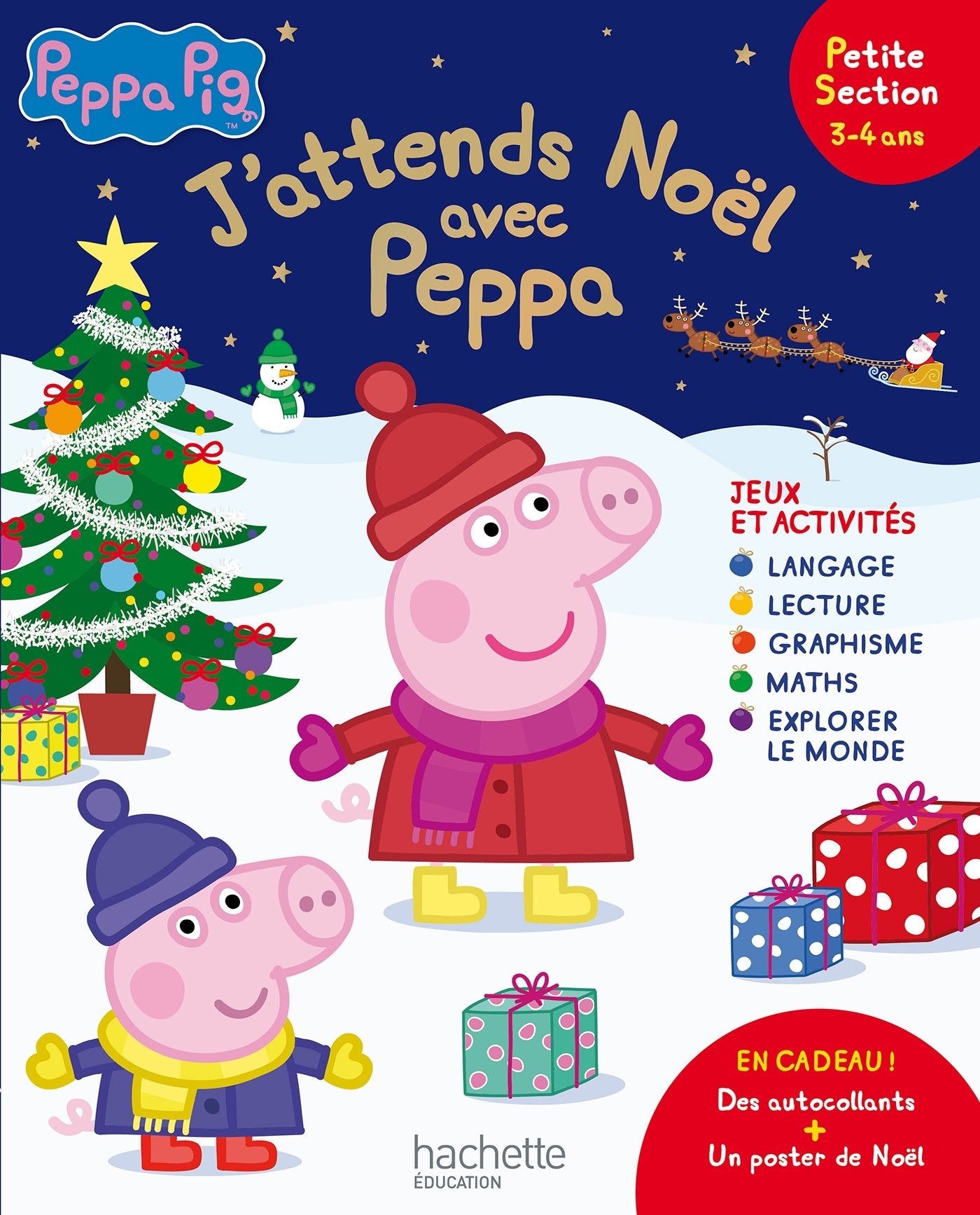 J'attends Noël avec Peppa pig: Petite Section 3-4 ans book