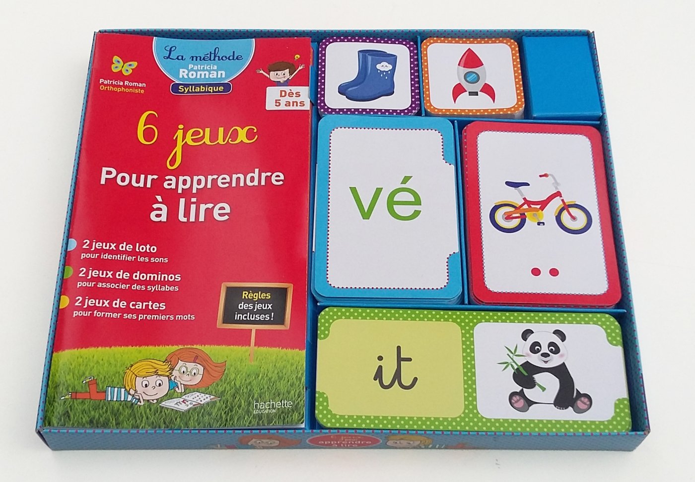 6 jeux pour apprendre à lire: A partir de 5 ans, avec 6 jeux Non-fiction