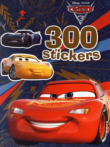 300 stickers Cars 3 book