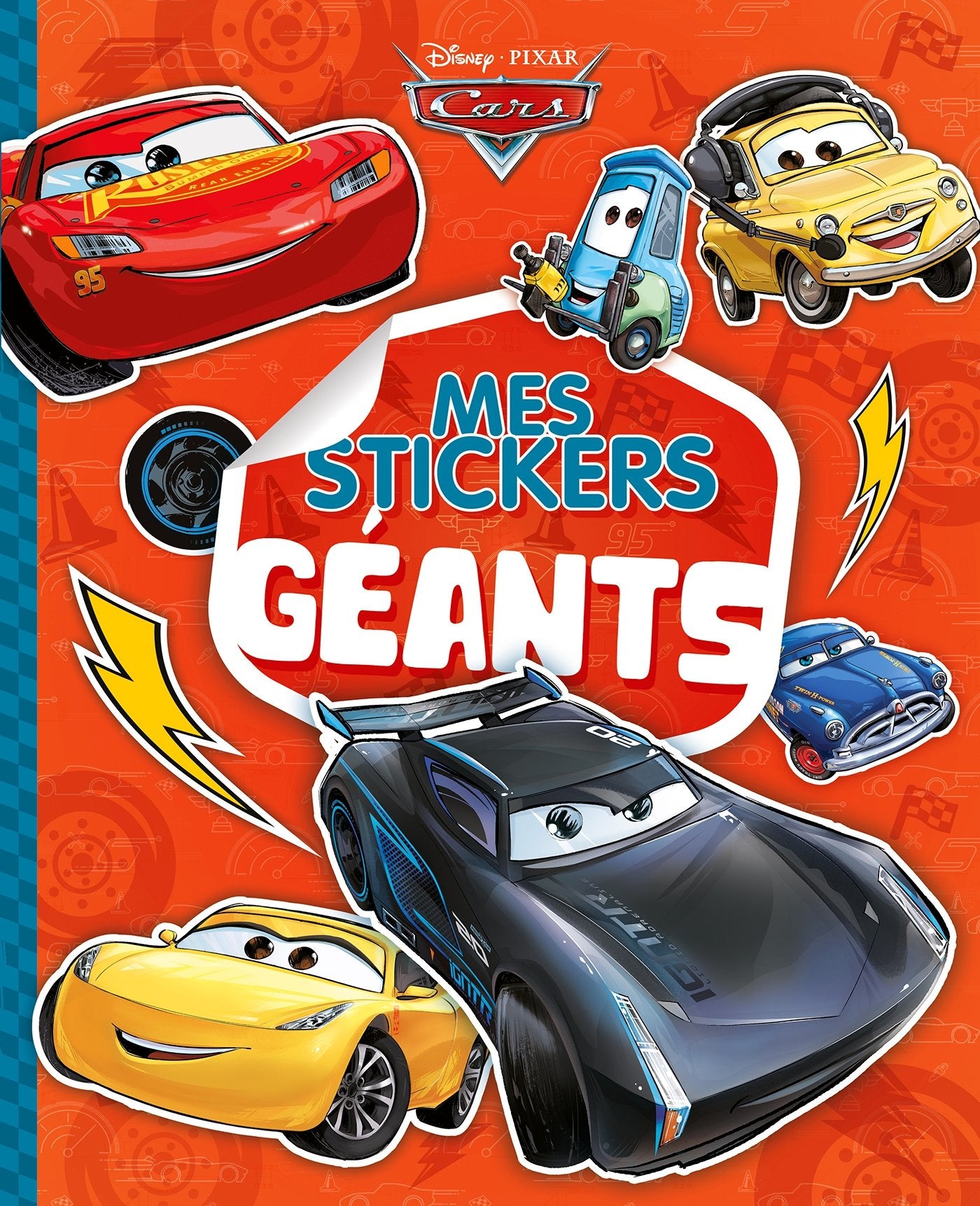 CARS - Mes stickers géants book