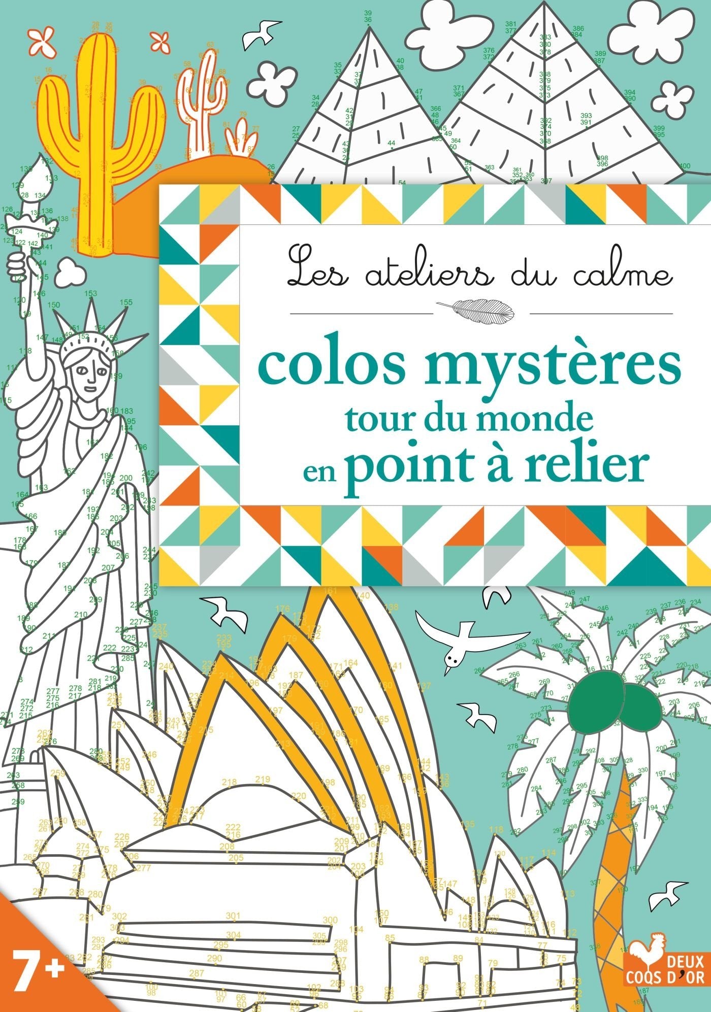 Colos mystères Tour du monde en points à relier book