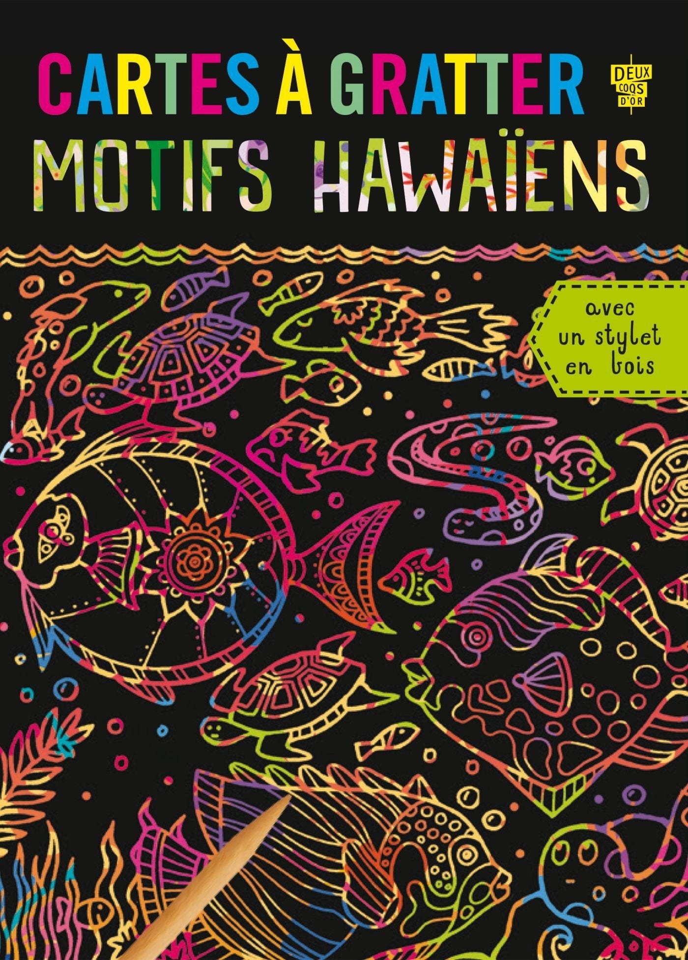Cartes à gratter - Motifs hawaïens book