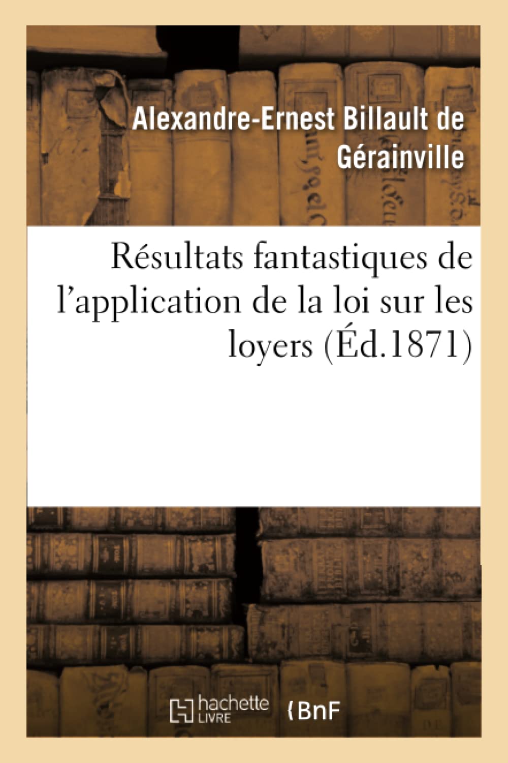 Résultats fantastiques de l'application de la loi sur les loyers book