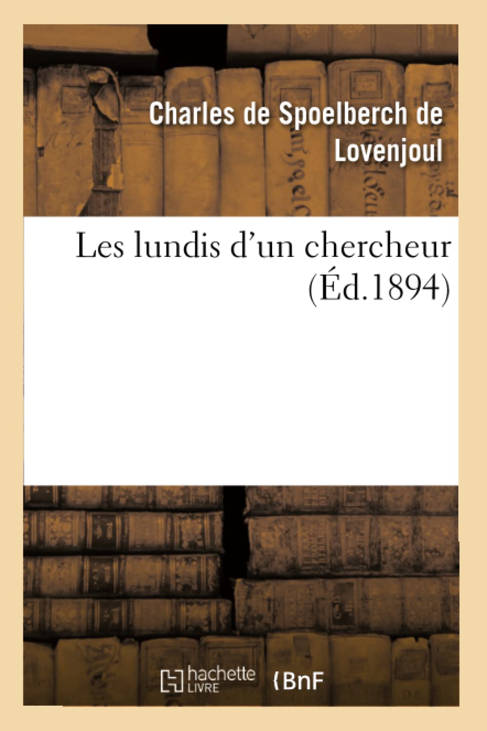 Les lundis d'un chercheur book