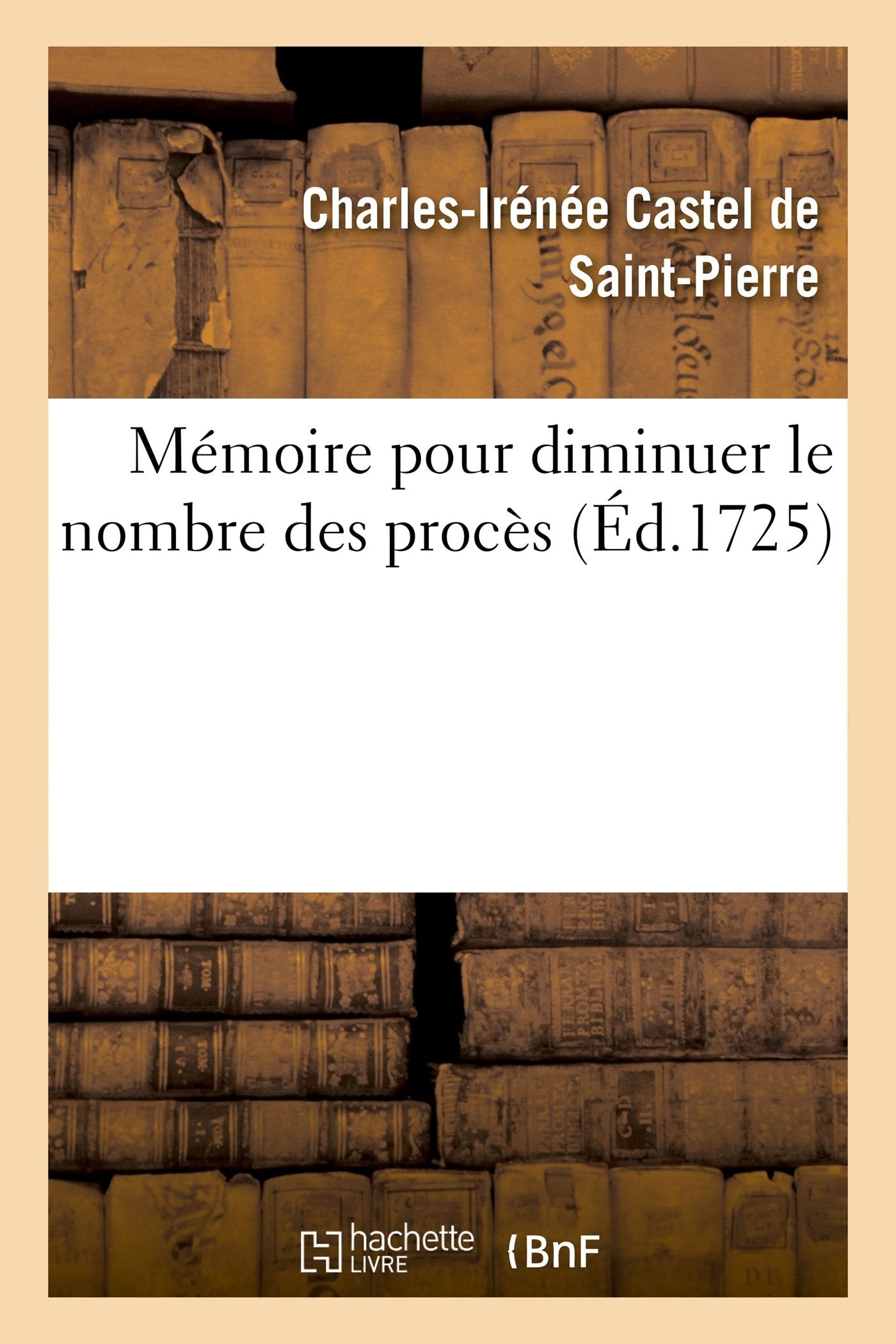Mémoire pour diminuer le nombre des procès book