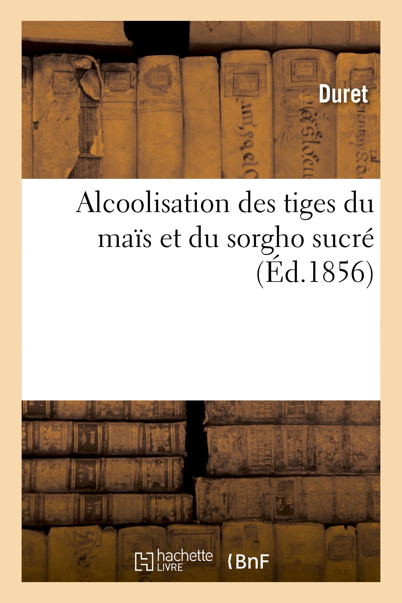 Alcoolisation des tiges du maïs et du sorgho sucré book