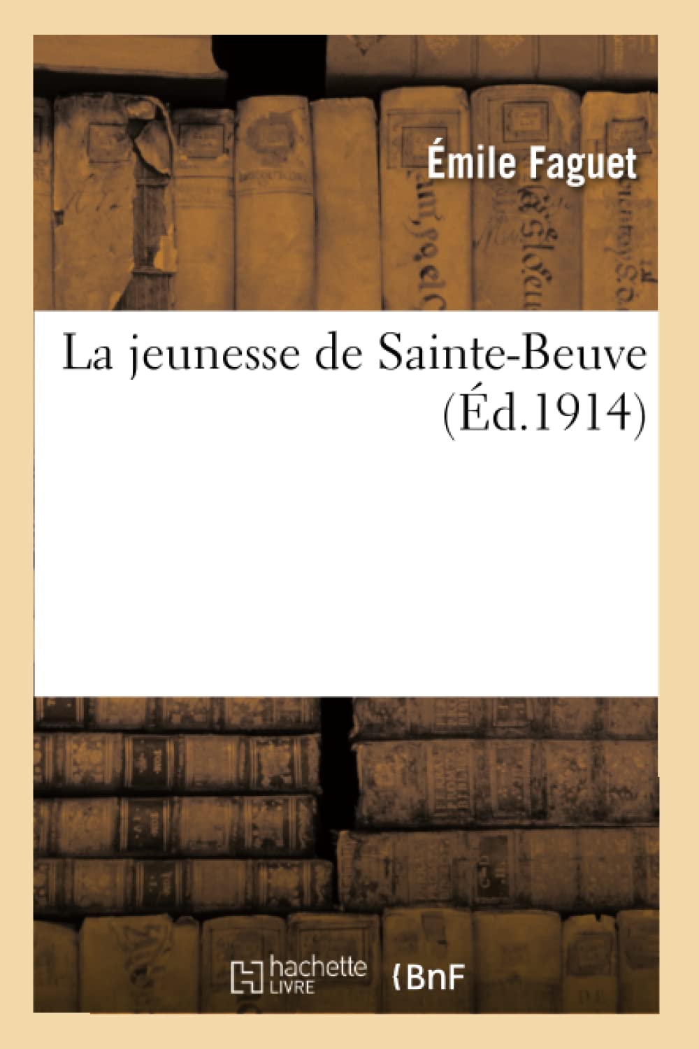 La jeunesse de Sainte-Beuve book