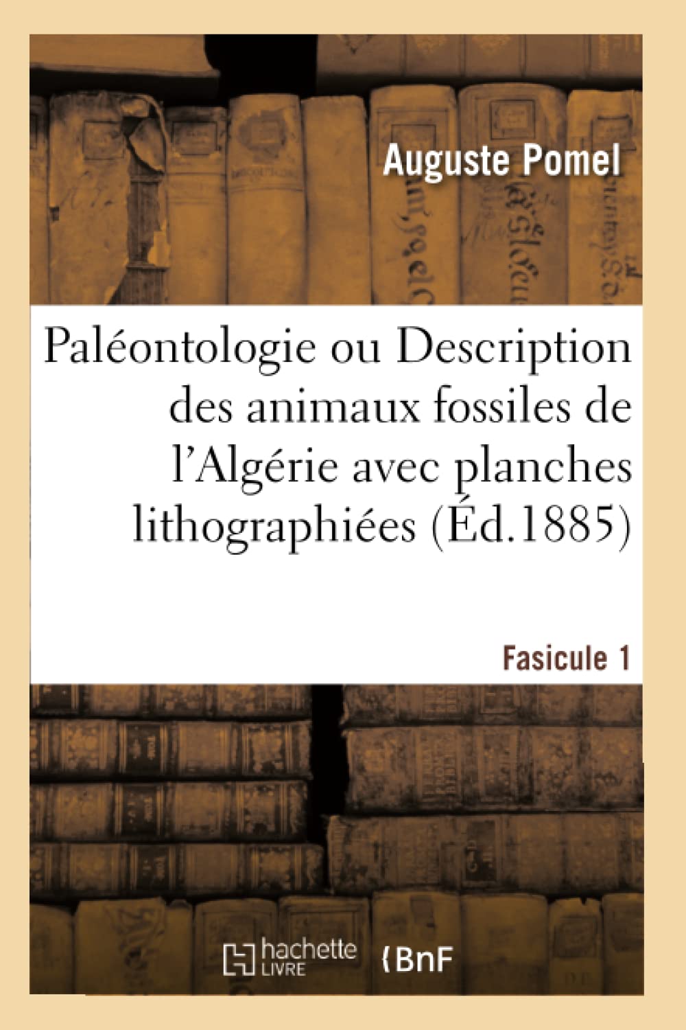 Paléontologie ou Description des animaux fossiles de l'Algérie avec planches lithographiées book