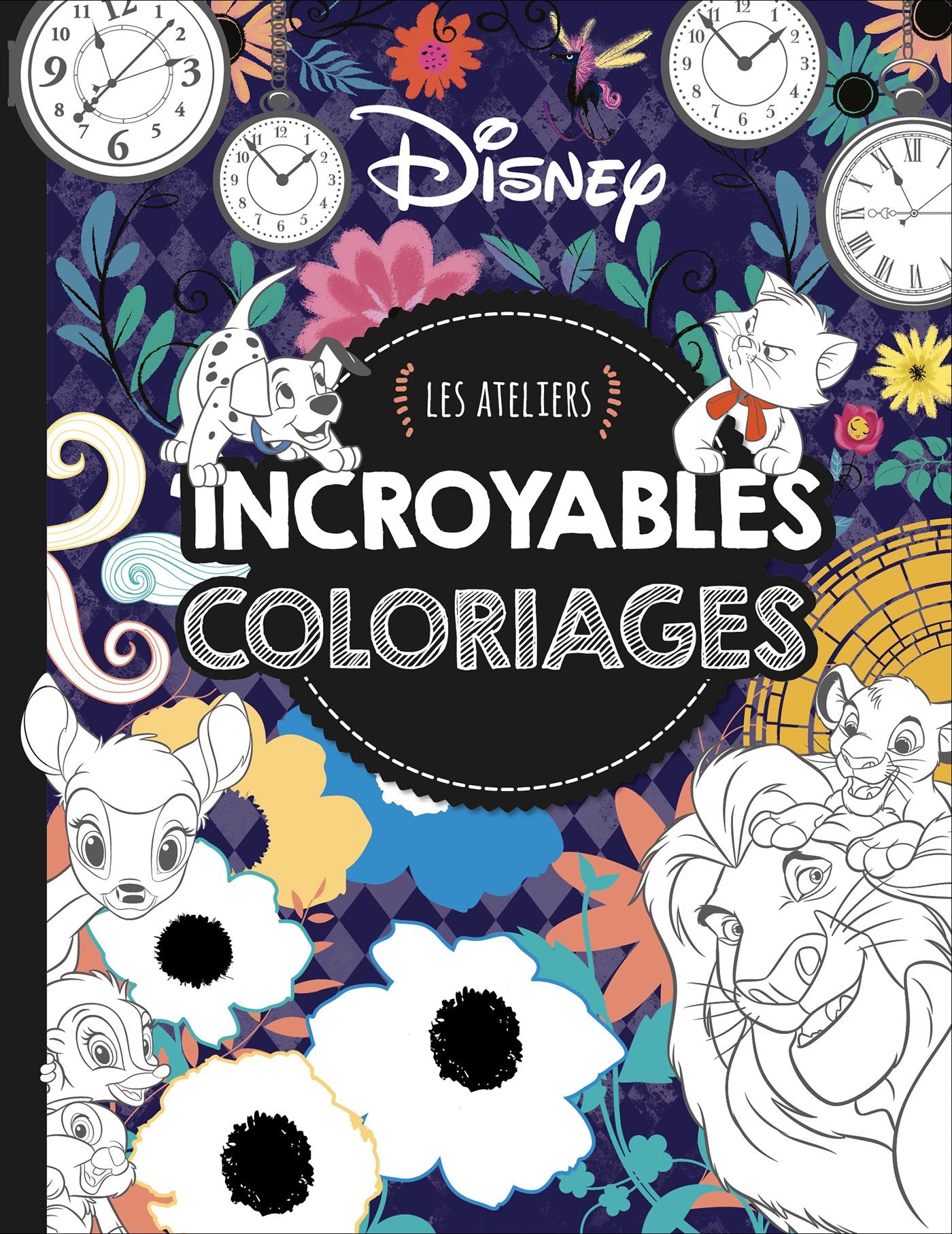 Disney Les ateliers Incroyables coloriages book
