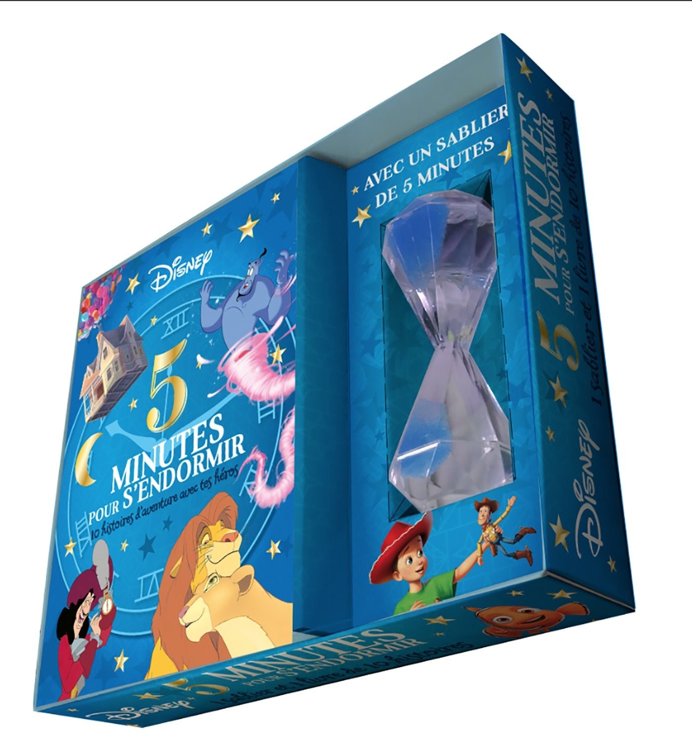 Coffret 5 minutes pour s'endormir: Contient : 1 livre et 1 sablier magique Books
