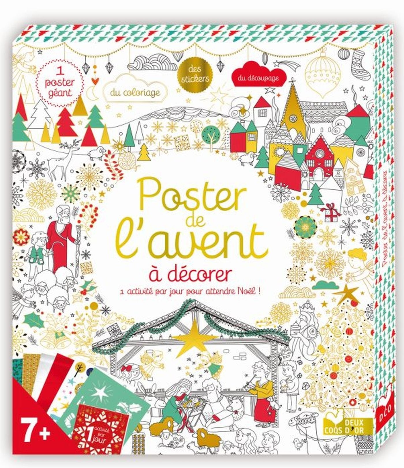 Poster de l'Avent à décorer: 1 activité par jour pour attendre Noël ! book