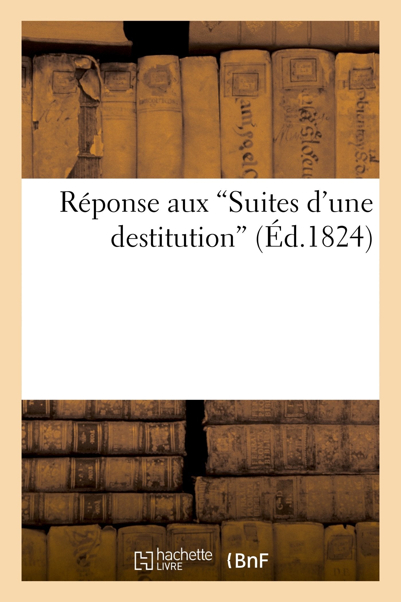 Réponse aux 'Suites d'une destitution' (Sciences Sociales) Social Sciences