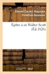 Epître à sir Walter Scott book