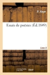 Essais de poésies, Livre 2 book