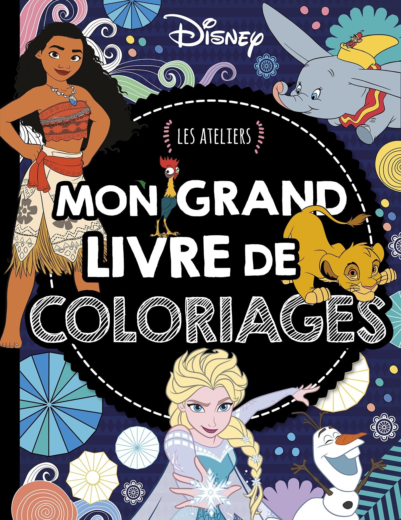 Mon grand livre de coloriages: Les ateliers book