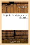 Le projet de loi sur la presse book