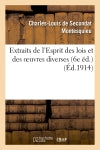 Extraits de l'Esprit des lois et des oeuvres diverses (6e éd.) book