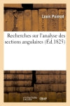 Recherches sur l'analyse des sections angulaires book
