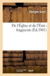 De l'Eglise et de l'Etat : fragments book