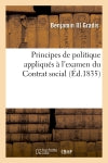 Principes de politique appliqués à l'examen du Contrat social Social Sciences
