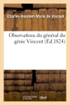Observations du général du génie Vincent Social Sciences
