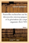 Nouvelles recherches sur les découvertes microscopiques Partie 1 book