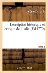 Description historique et critique de l'Italie T. 5 book