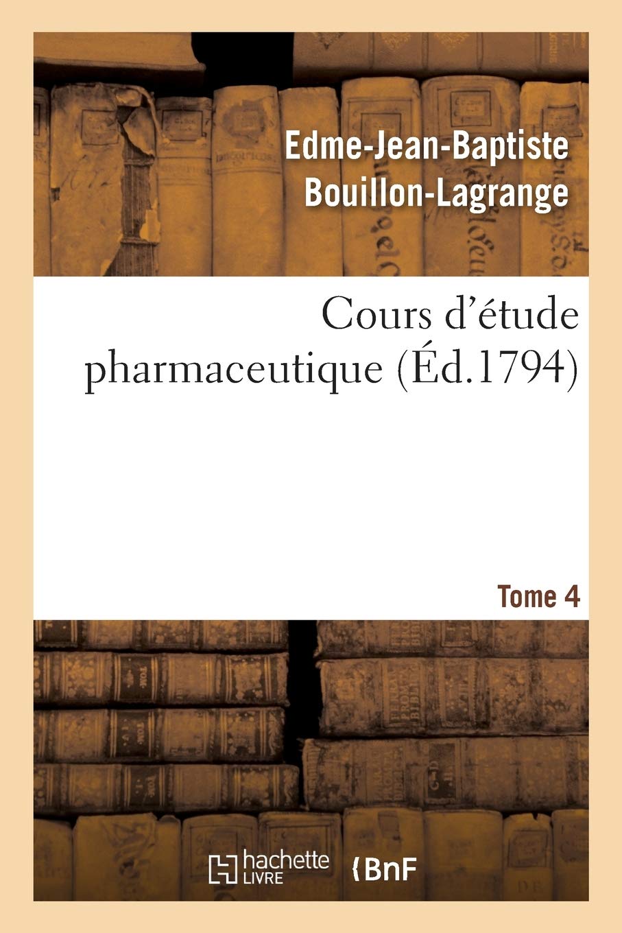 Cours d'étude pharmaceutique Tome 4 book