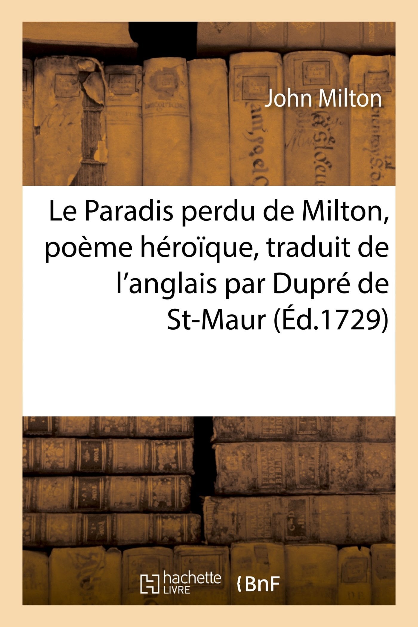 Le Paradis perdu de Milton, poème héroïque, traduit de l'anglais book