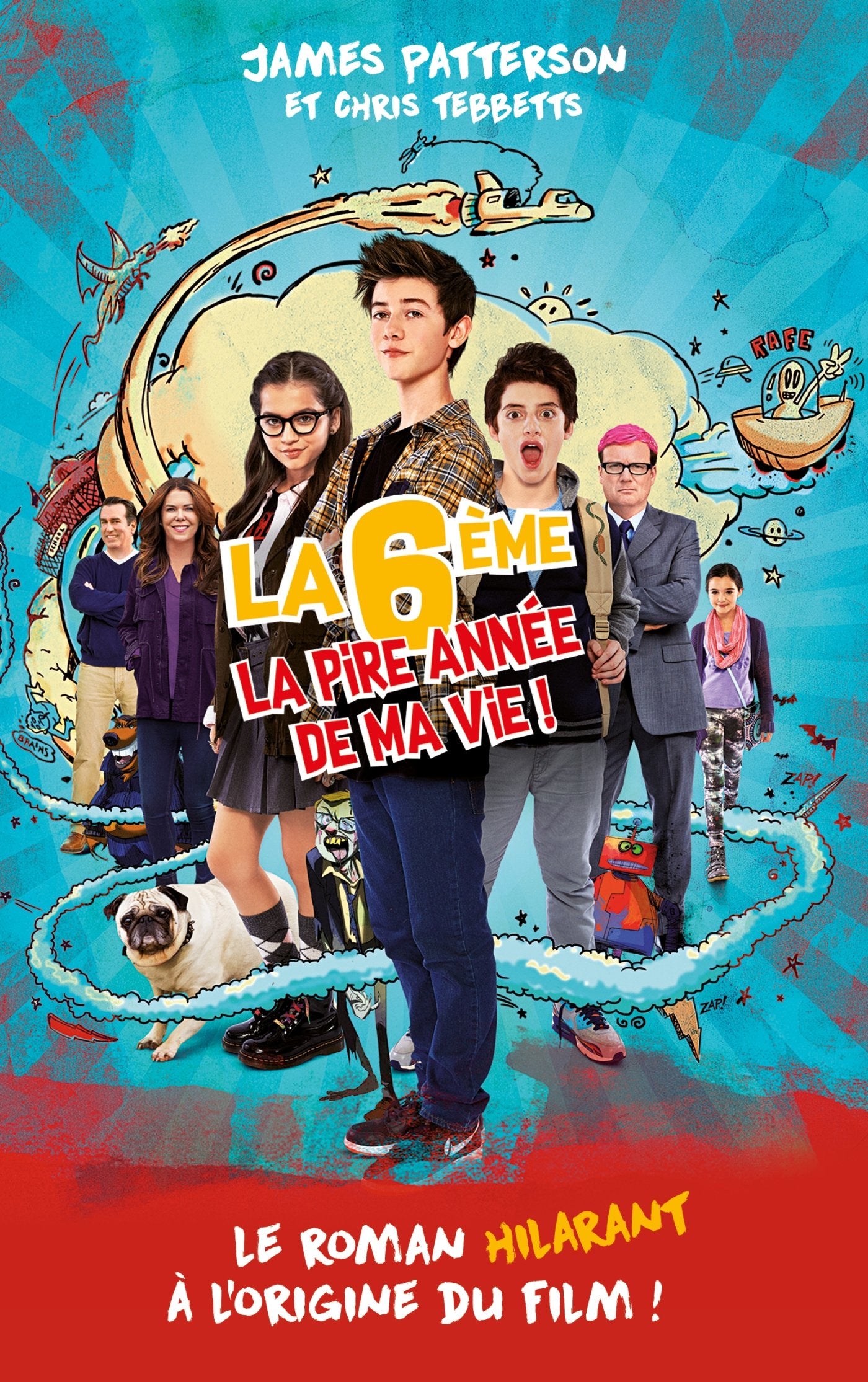 La 6e la pire année de ma vie - version tie-in avec affiche du film en couverture book