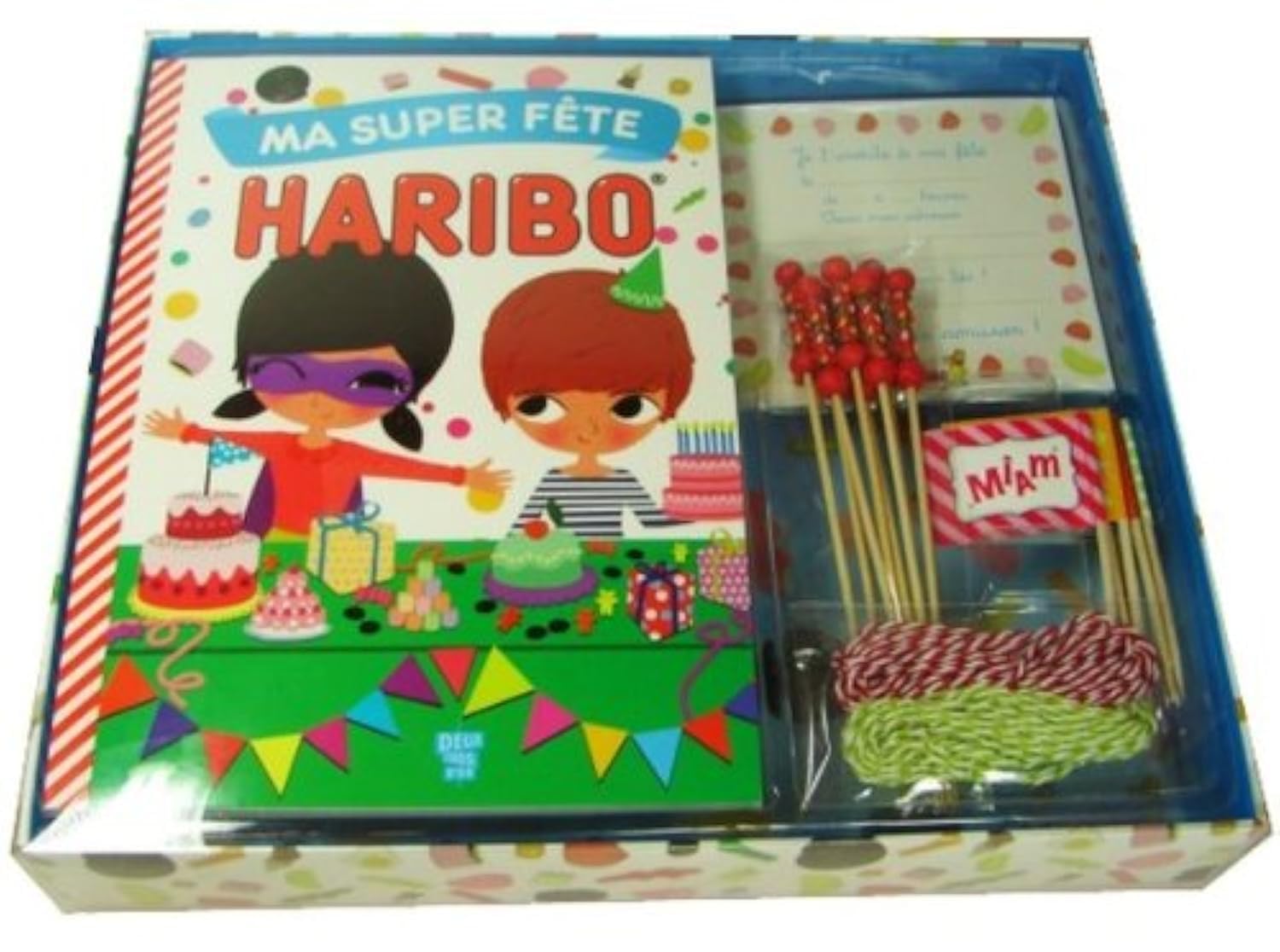 Ma super fête Haribo: Coffret un livret de recettes et des accessoires book