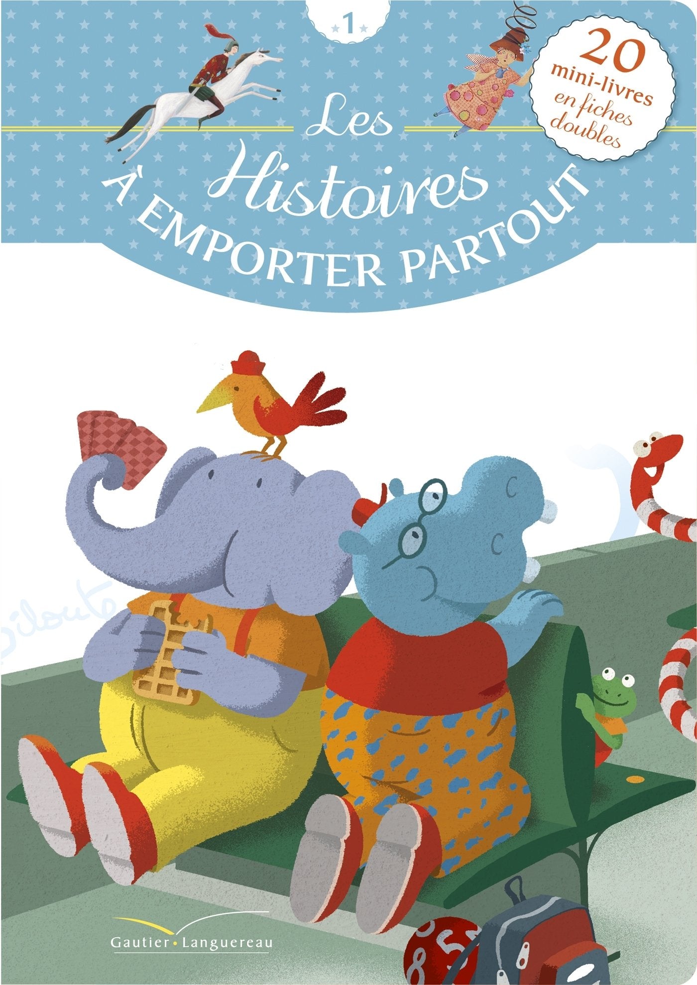 Les histoires à emporter partout: 20 mini-livres en fiches doubles book