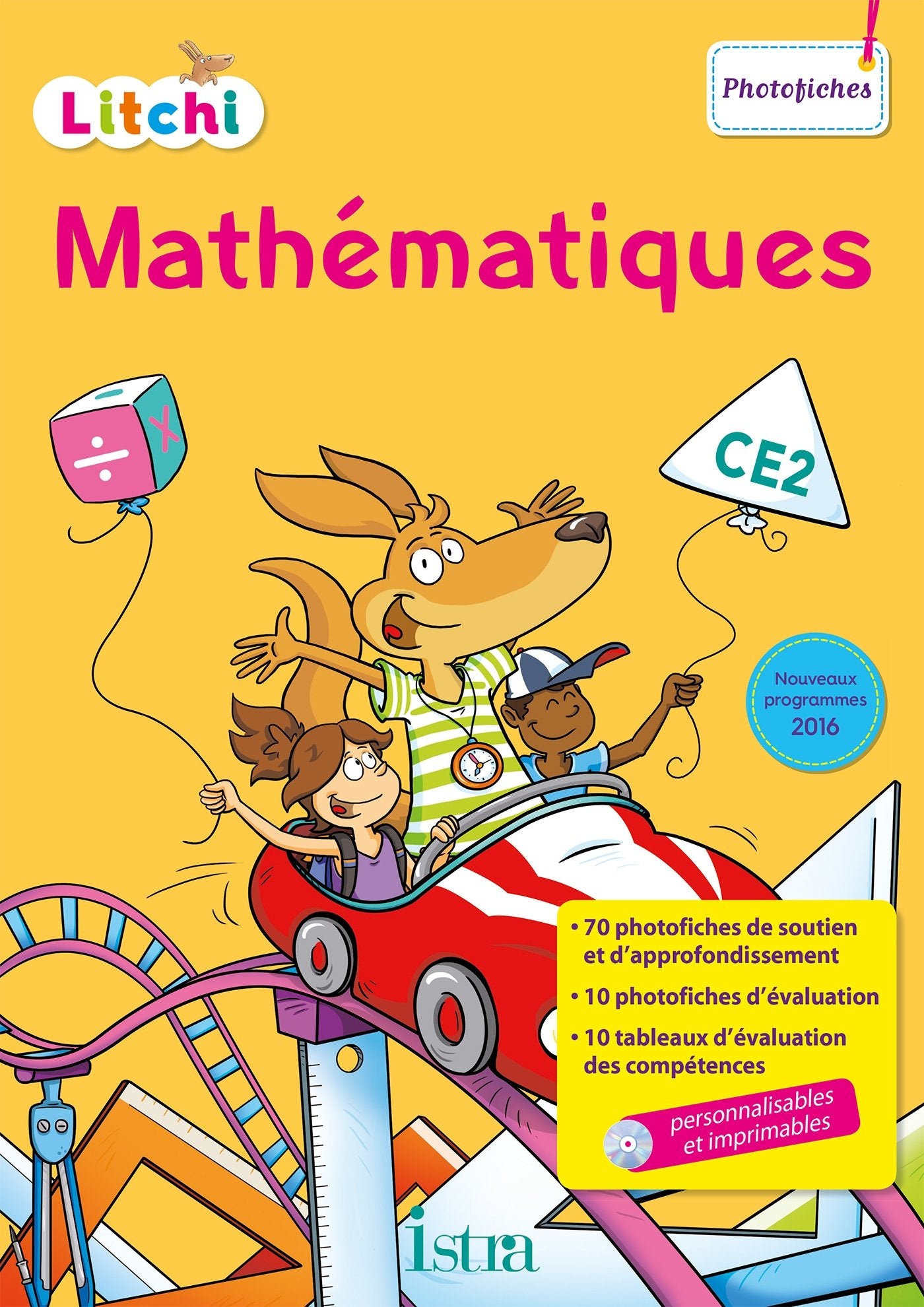 Litchi Mathématiques CE2 - Photofiches + CD - Ed. 2017 Professional & Reference Books