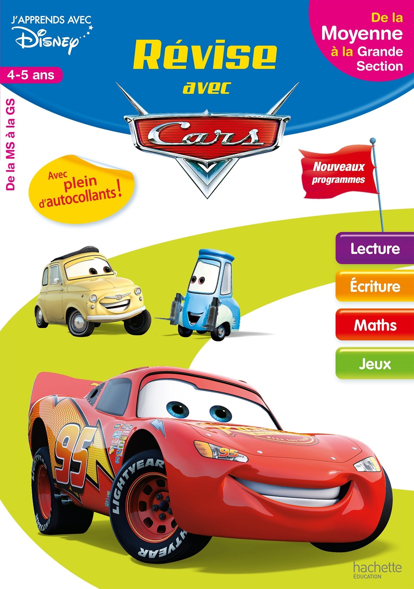 Révise avec Cars 4-5 ans: De la Moyenne à la Grande Section book