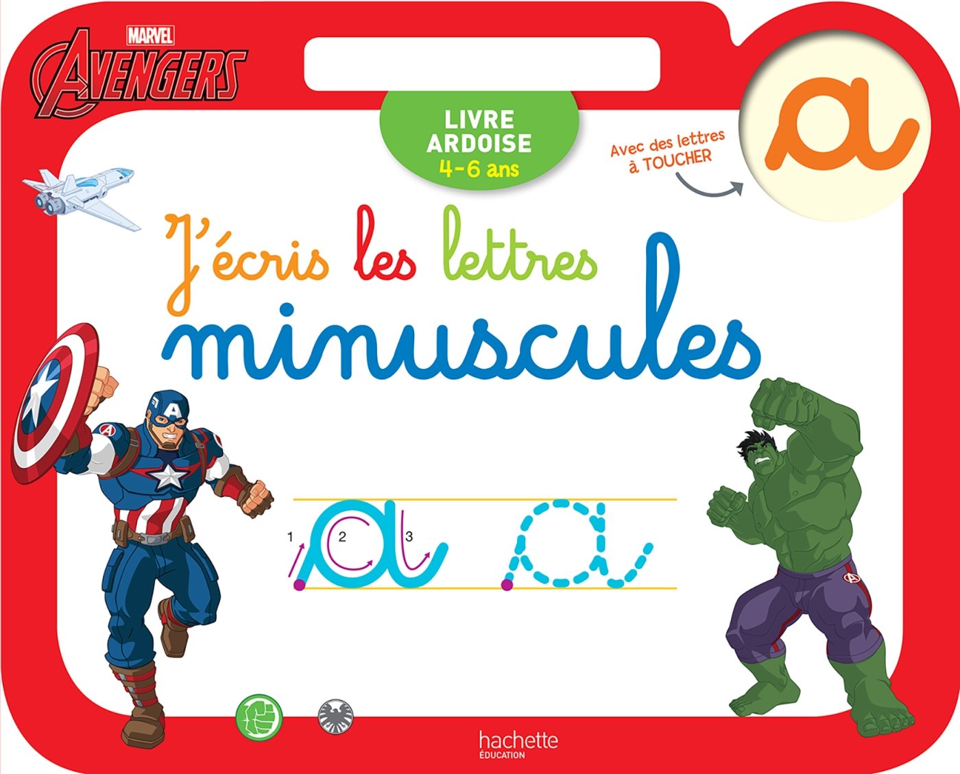 Ardoise Avengers: J'écris les lettres minuscules book