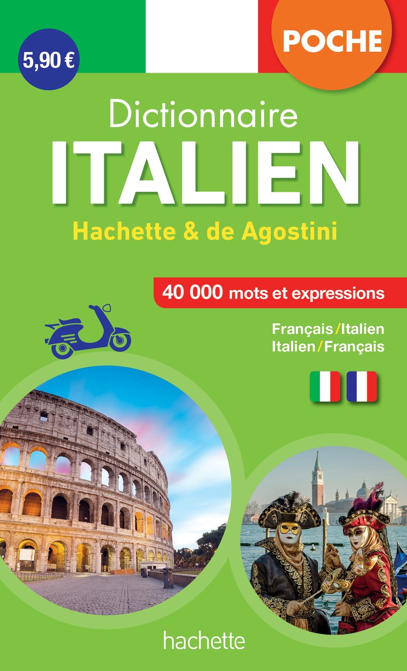 Dictionnaire Poche Hachette De Agostini - Bilingue Italien book