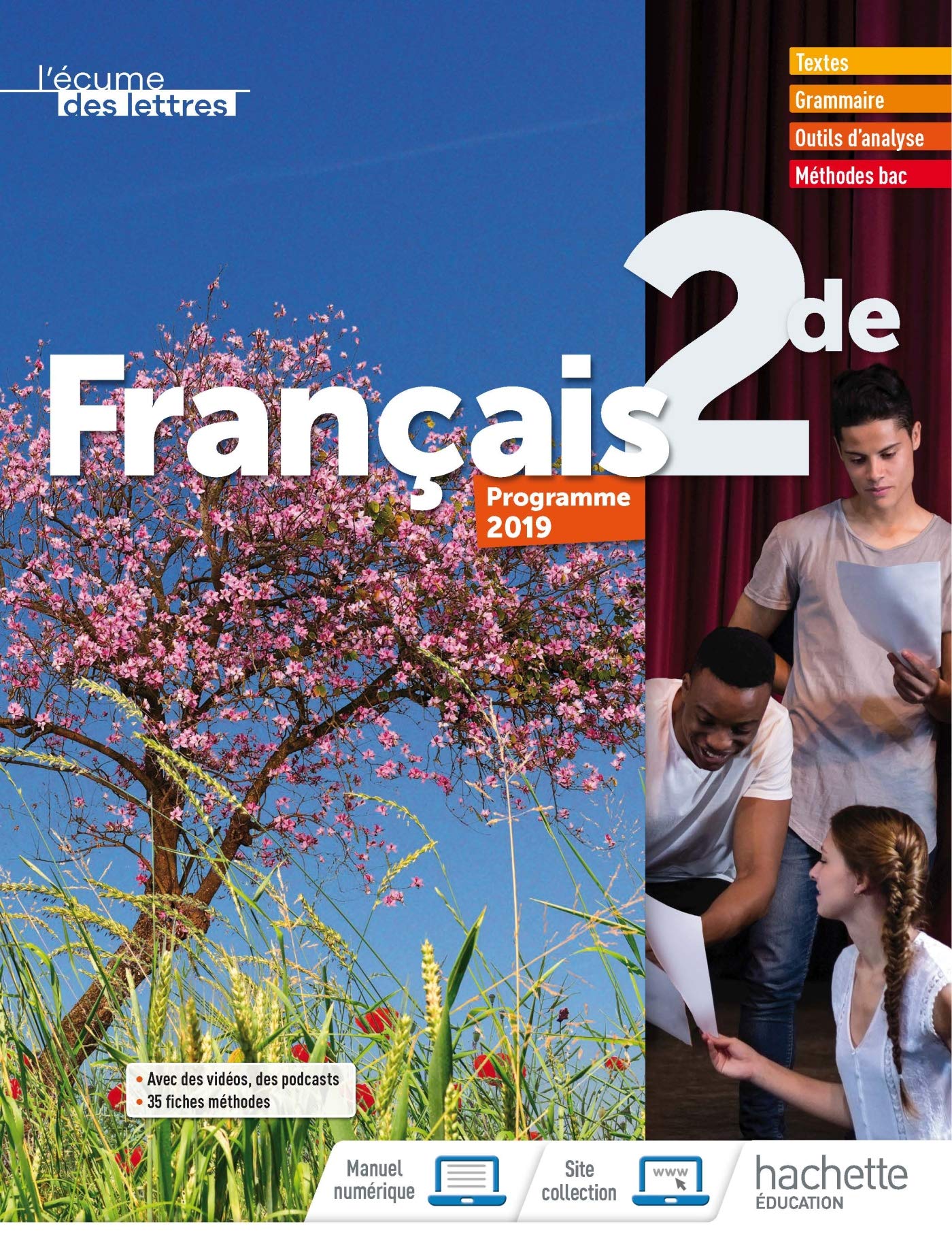 L'ecume des lettres 2e livre de l'eleve 2019 Foreign Languages ​​& Dictionaries