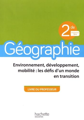 Géographie 2nde - Livre du professeur - Ed. 2019 Professional & Reference Books