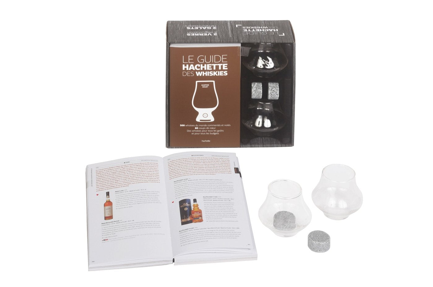 Le Guide Hachette du Whiskies: Coffret avec un guide, 2 verres à whisky et 2 galets rafraîchisseurs Books