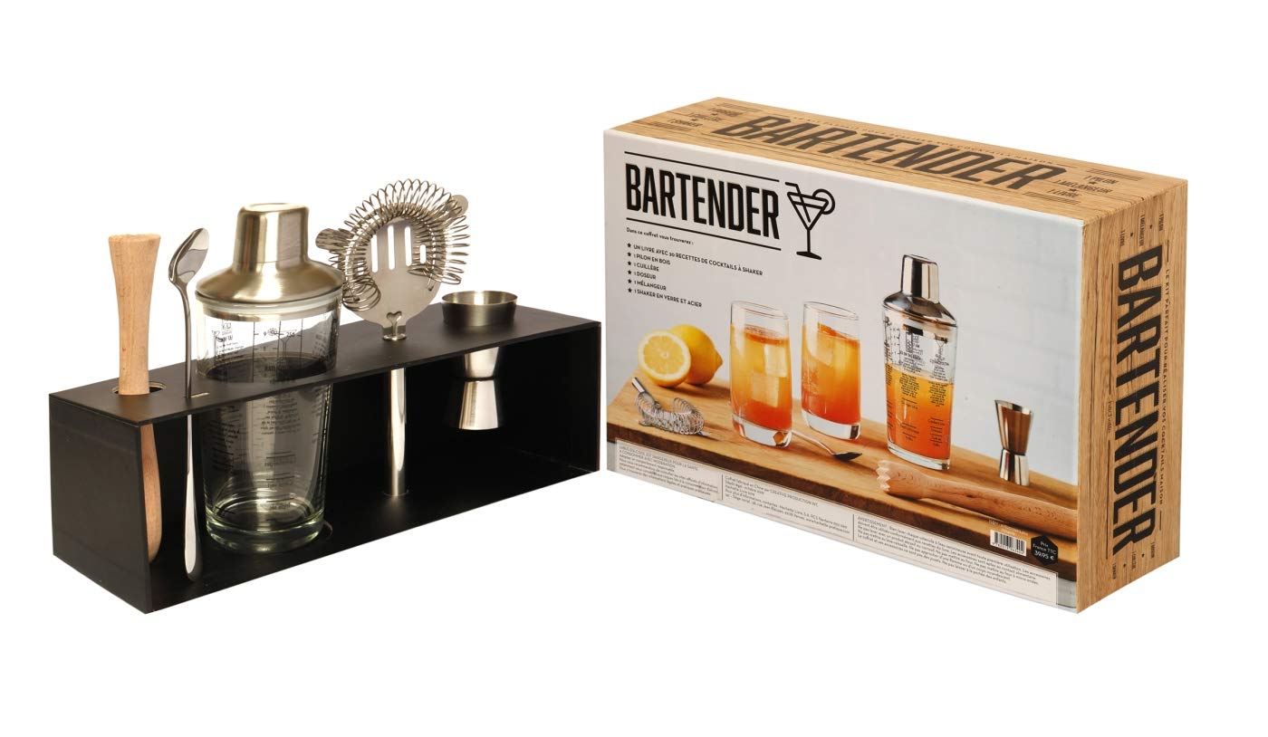 Coffret Bartender: Le kit du parfait mixologiste - pour des cocktails made in U.S.A. book