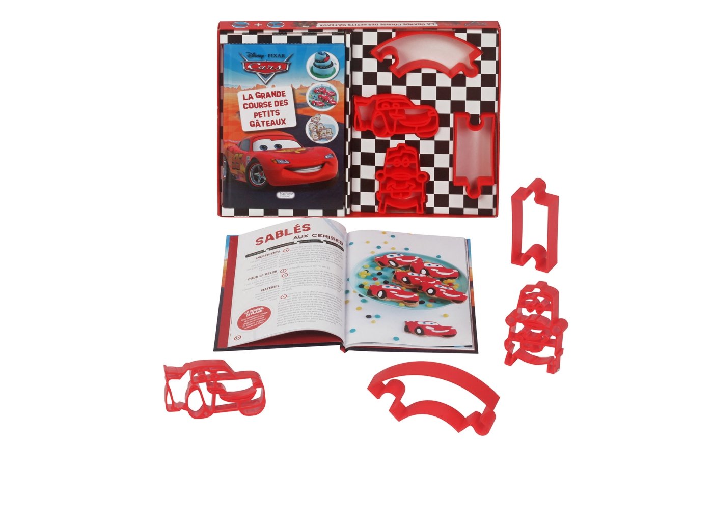 La grande course des petits gâteaux Cars: Coffret livre + 4 emporte-pièces book