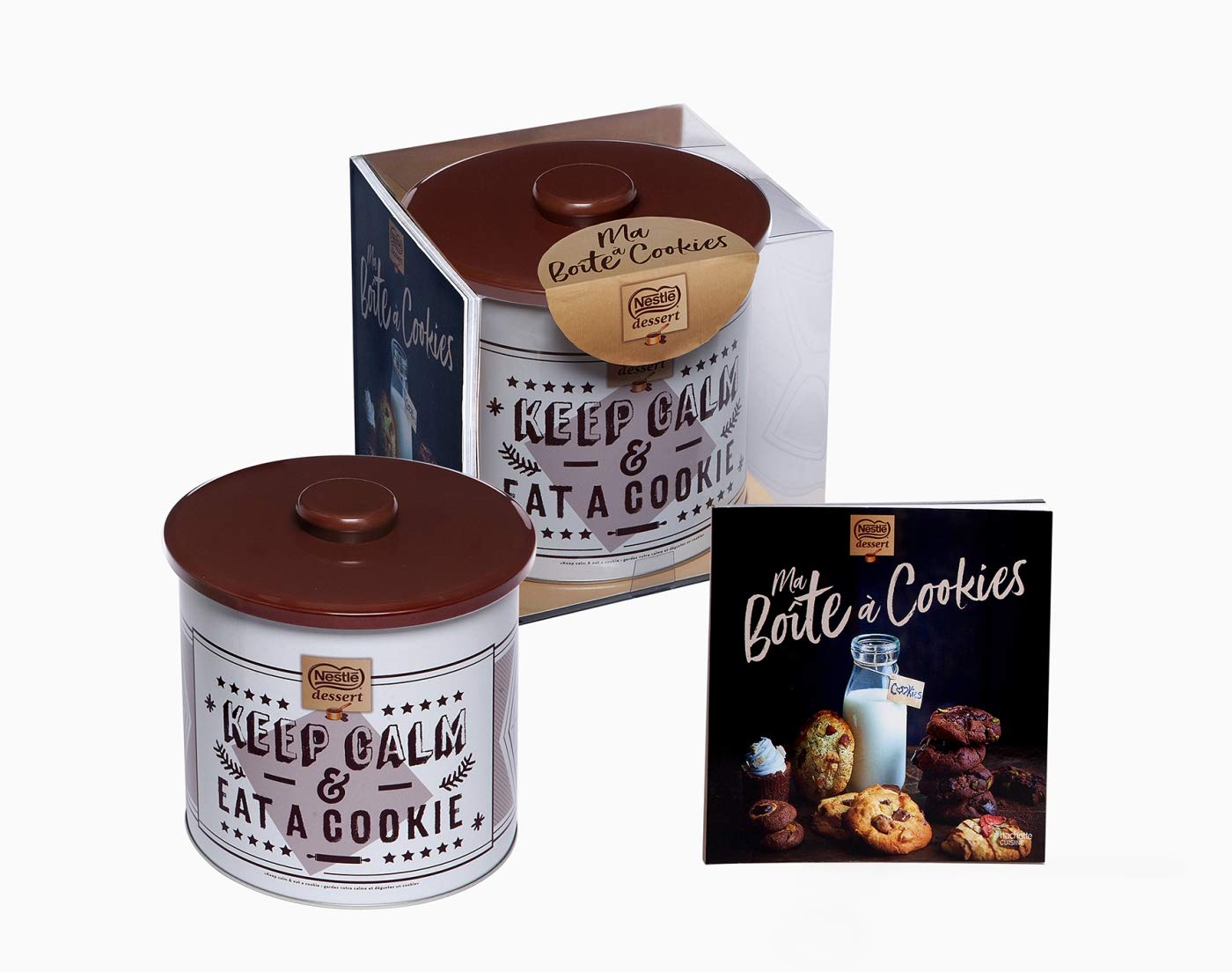 Coffret Boite à cookies Nestlé Dessert book