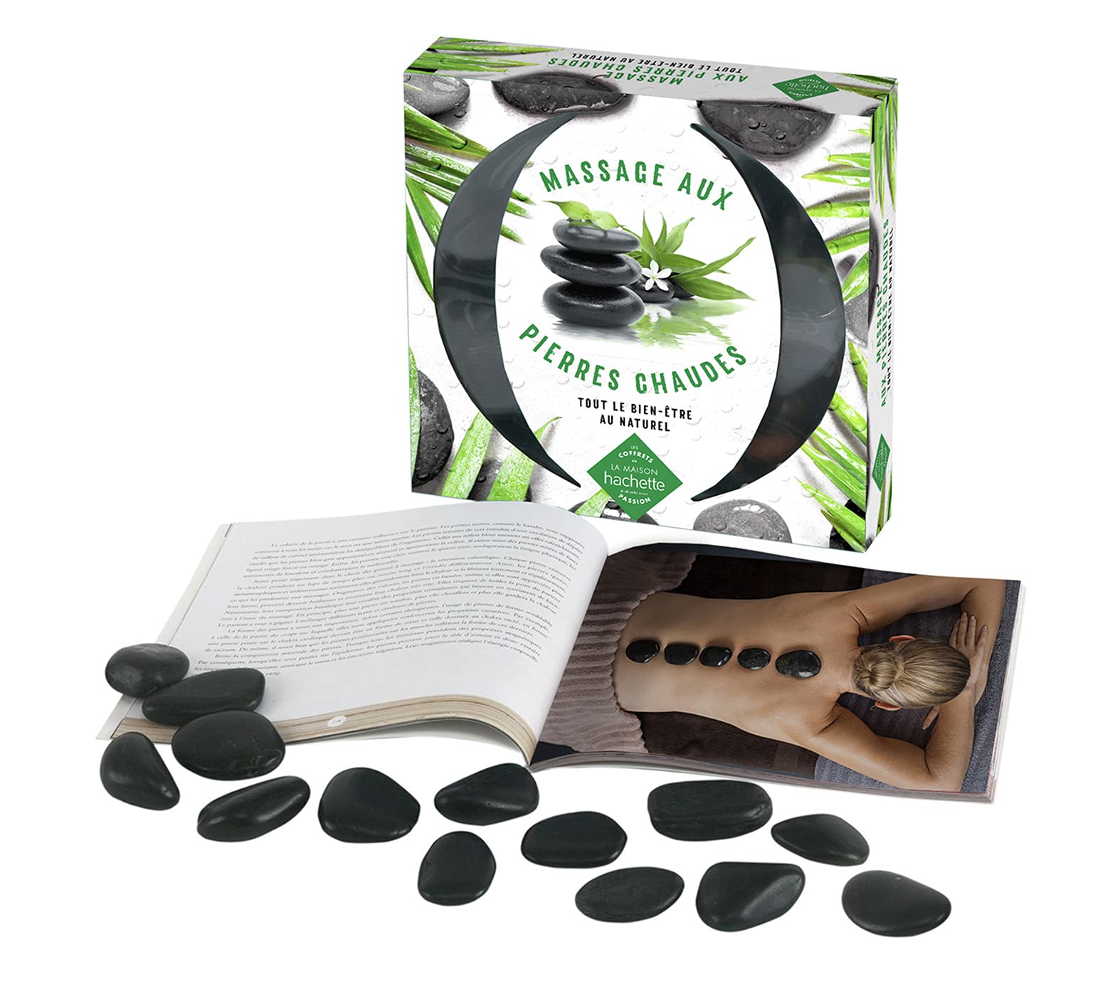 Coffret Massage aux pierres chaudes: Tout le bien-être au naturel book